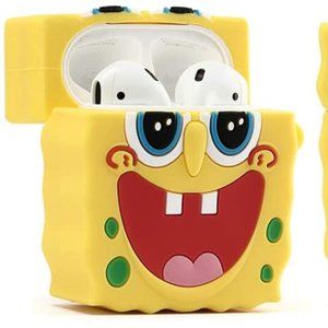 Cartoon Spongebob AirPods Silicone Case Protector
